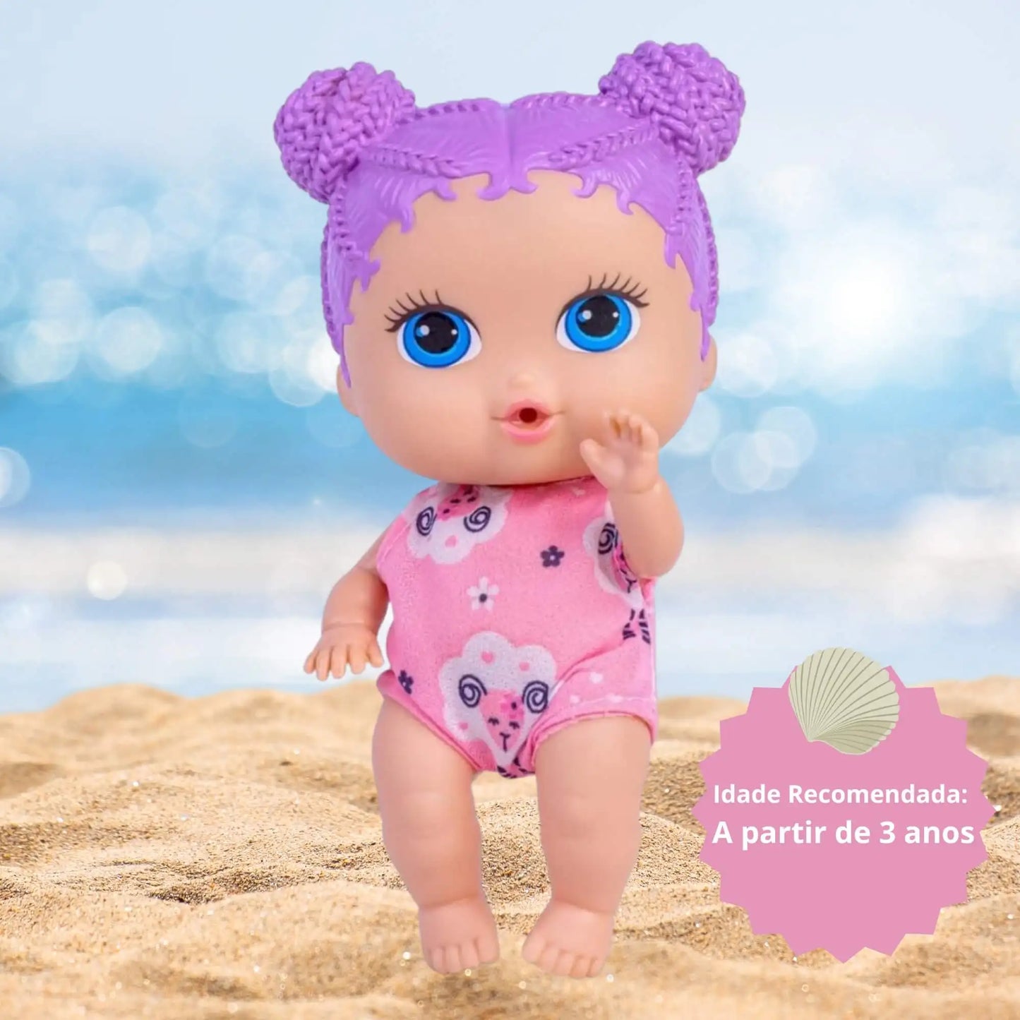 Coleção de bonecas Babys Mini Summer Assorted e Unitarista Super Toys - 496