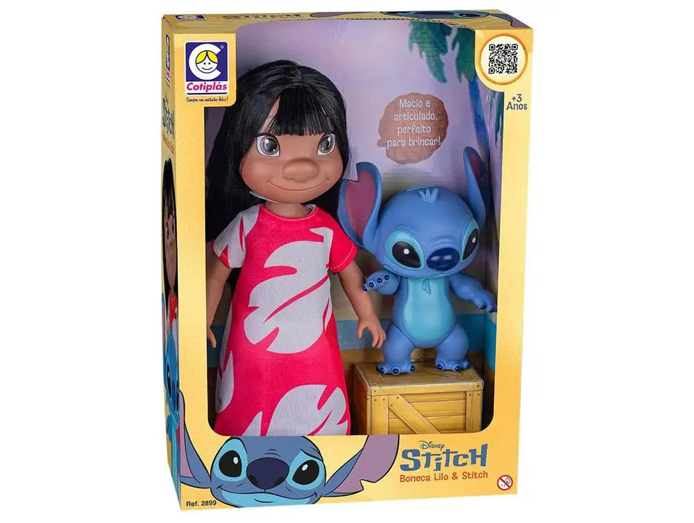 Boneca Disney e Lilo Stitch 2 unidades