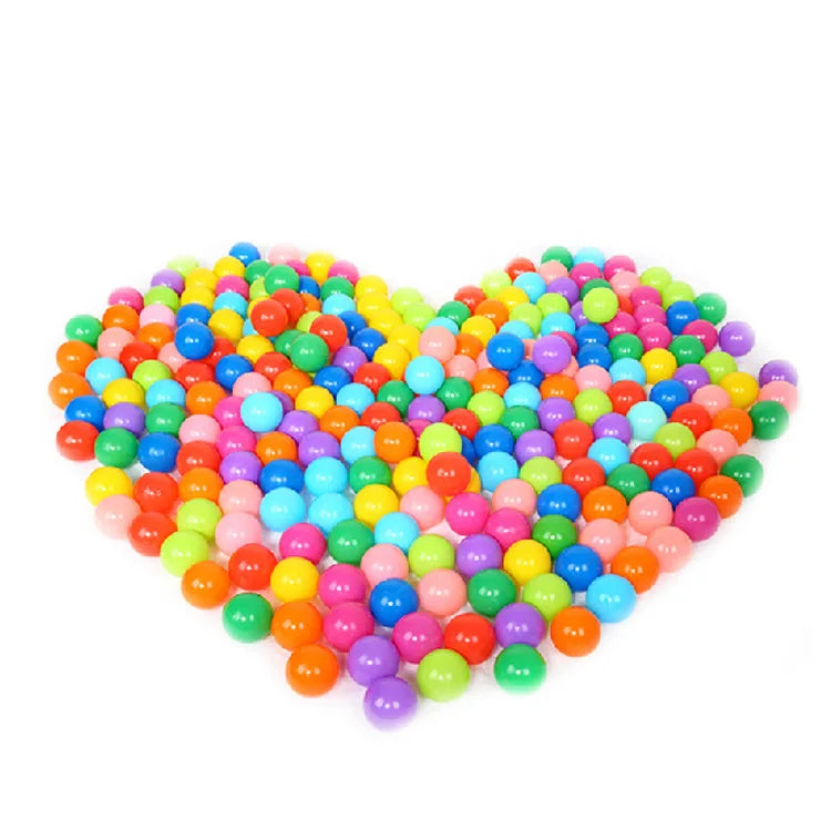 Bola esportiva para piscina, 100 peças, colorida, macia, para esportes ao ar livre, ondas do oceano, ecológica, antiestresse, brinquedo para crianças