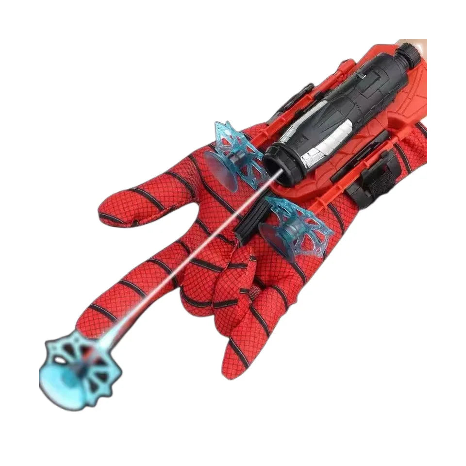 Personagens de anime brinquedos infantis conjunto de brinquedos de pulso figura de ação novo para lançador de luvas do Homem-Aranha Set Role Play Figures Hobbies