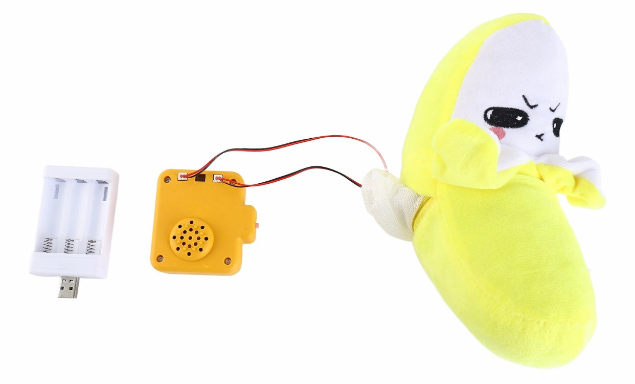 Brinquedo De Pelúcia Music Beat Piano Fruit Electric Inducti