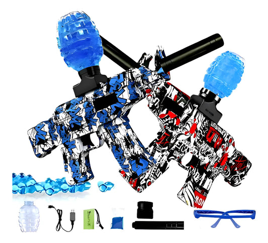 2 Arminha Bolinha Gel Ak47 Metralhadora Automática Arma Orbeez
