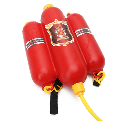 Mochila de bombeiro, pistola de água de grande capacidade, pistola de pulverização de água, pistola de tiro retrátil, brinquedos de imersão para piscina, jogos de praia, presente para crianças
