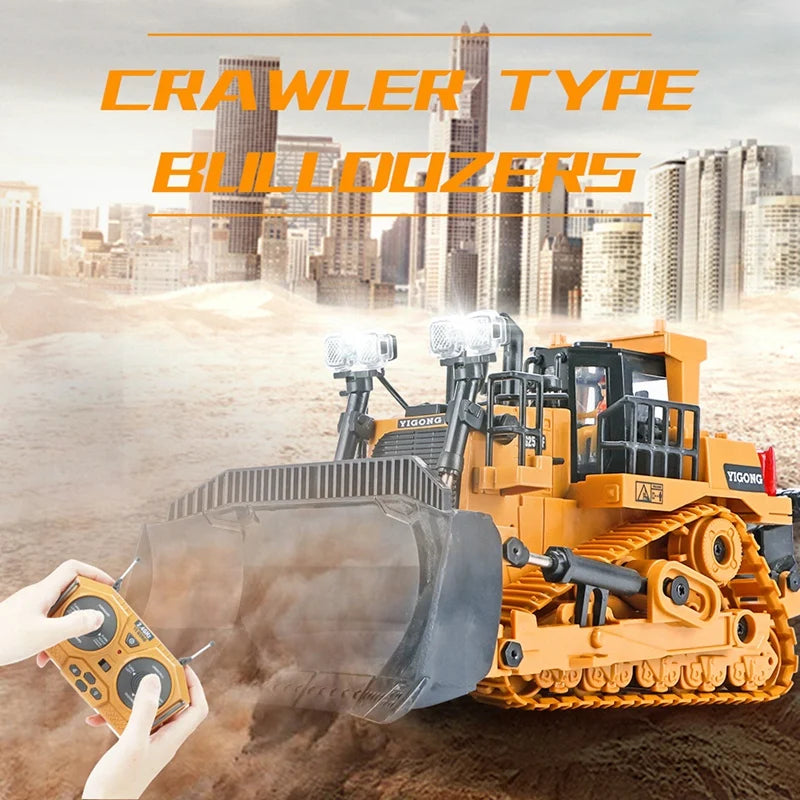 Escavadeira RC 1:20 Caminhão de controle remoto 2.4G RC Crawler Veículo de engenharia Caminhão de controle remoto Presentes de Natal para o dia das crianças