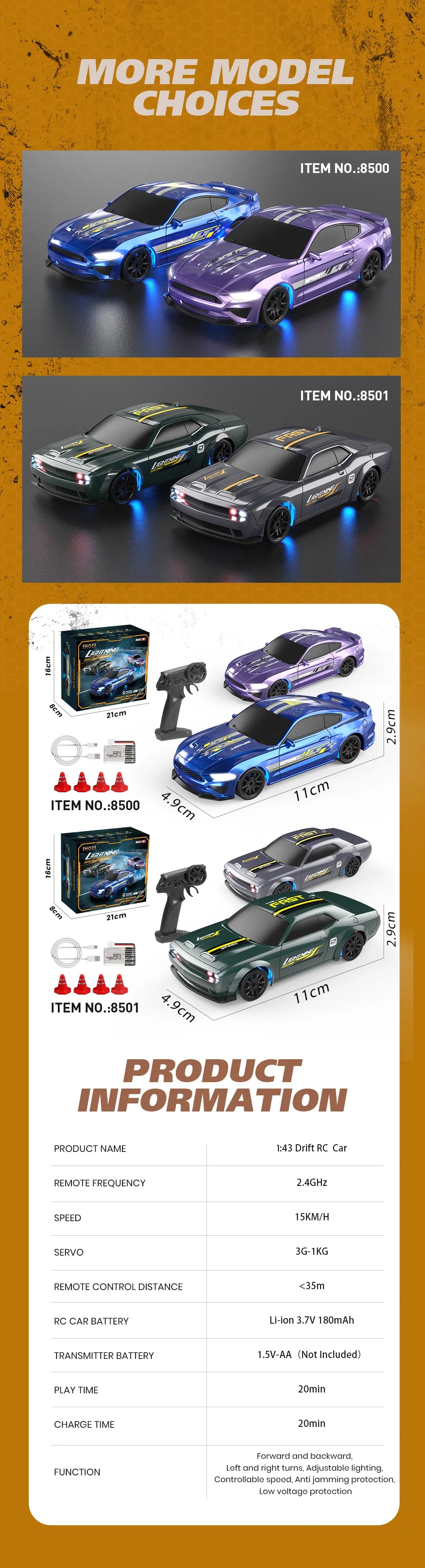 Carro de corrida com controle remoto