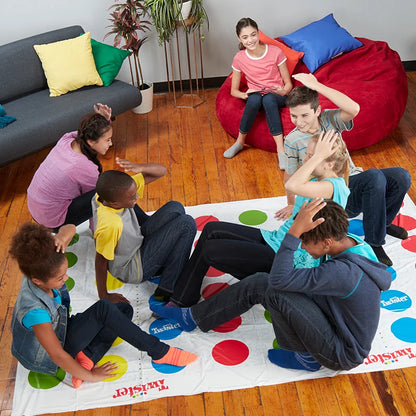 Jogo multijogador para festa em família Twister Games Brinquedos para ambientes internos e externos Jogo Twisting The Body para crianças Esportes para adultos Auxílio interativo