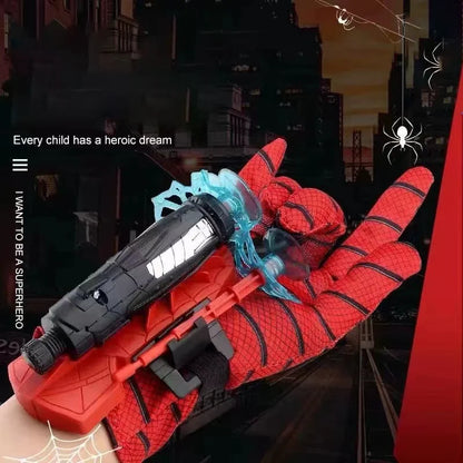 Personagens de anime brinquedos infantis conjunto de brinquedos de pulso figura de ação novo para lançador de luvas do Homem-Aranha Set Role Play Figures Hobbies
