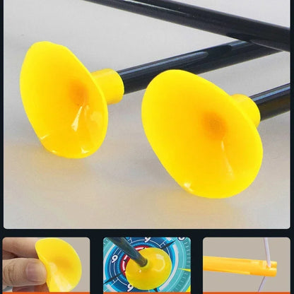Conjunto de arco e flecha para crianças, conjunto de brinquedos de arco e flecha para atividades ao ar livre para crianças de 4 a 8 anos e 8 a 12 anos com flechas com ventosa para alívio do estresse de crianças e adultos