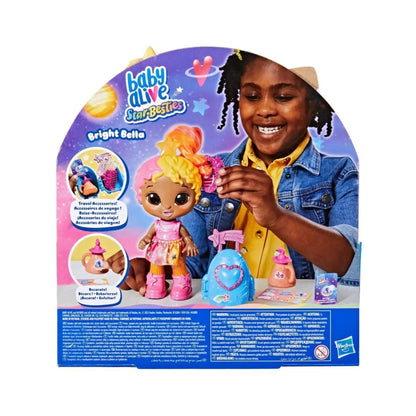Boneca Baby Alive Star Besties Bright Bella 20cm Hasbro - 17551