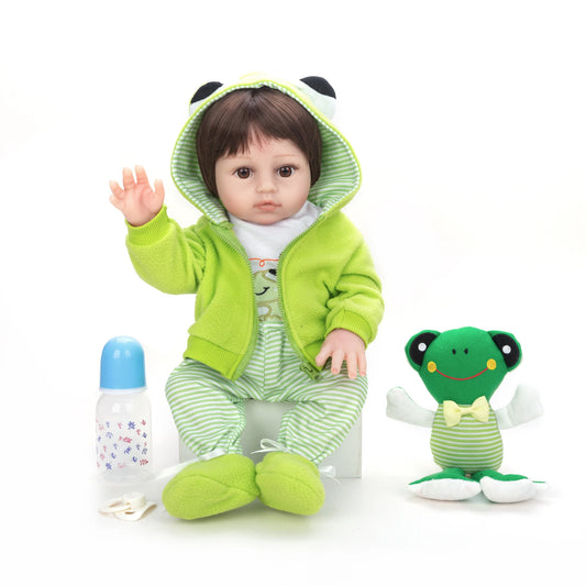 Boneco bebê reborn menino corpo silicone