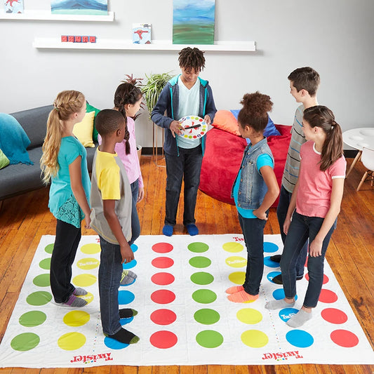 Jogo multijogador para festa em família Twister Games Brinquedos para ambientes internos e externos Jogo Twisting The Body para crianças Esportes para adultos Auxílio interativo