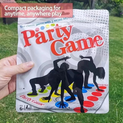 Jogo multijogador para festa em família Twister Games Brinquedos para ambientes internos e externos Jogo Twisting The Body para crianças Esportes para adultos Auxílio interativo