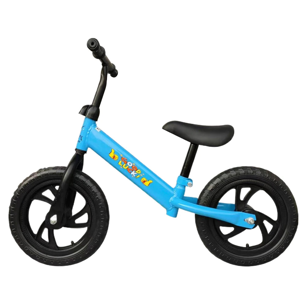 Bicicleta de equilíbrio de 12 polegadas para meninos e meninas de 2 a 6 anos, sem pedal, bicicleta de treinamento com assento de guidão ajustável, brinquedos esportivos ao ar livre