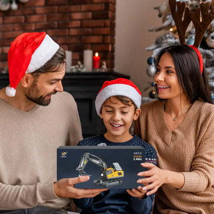 Escavadeira RC 1:20 Caminhão de controle remoto 2.4G RC Crawler Veículo de engenharia Caminhão de controle remoto Presentes de Natal para o dia das crianças