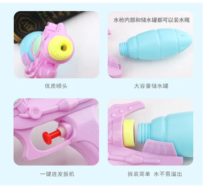 Mini brinquedo de estilo infantil, brinquedo aquático de verão, pistola para meninos, meninas e adultos, piscina ao ar livre