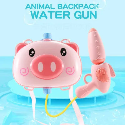 Mochila de bombeiro, pistola de água de grande capacidade, pistola de pulverização de água, pistola de tiro retrátil, brinquedos de imersão para piscina, jogos de praia, presente para crianças