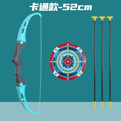 Conjunto de arco e flecha para crianças, conjunto de brinquedos de arco e flecha para atividades ao ar livre para crianças de 4 a 8 anos e 8 a 12 anos com flechas com ventosa para alívio do estresse de crianças e adultos