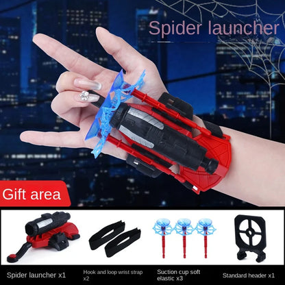 Personagens de anime brinquedos infantis conjunto de brinquedos de pulso figura de ação novo para lançador de luvas do Homem-Aranha Set Role Play Figures Hobbies