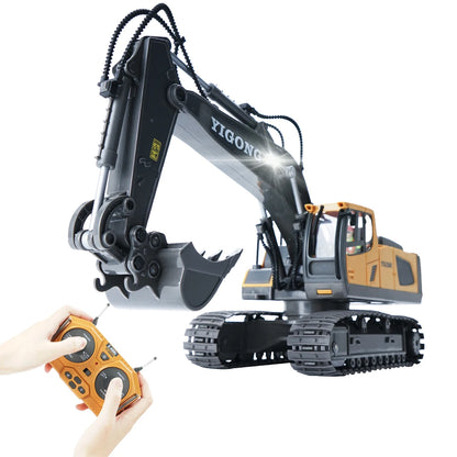 Escavadeira RC 1:20 Caminhão de controle remoto 2.4G RC Crawler Veículo de engenharia Caminhão de controle remoto Presentes de Natal para o dia das crianças