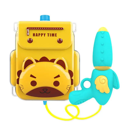 Mochila de bombeiro, pistola de água de grande capacidade, pistola de pulverização de água, pistola de tiro retrátil, brinquedos de imersão para piscina, jogos de praia, presente para crianças