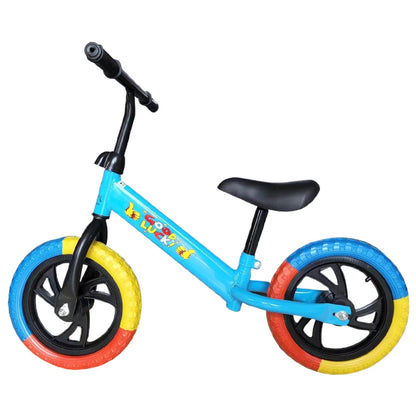 Bicicleta de equilíbrio de 12 polegadas para meninos e meninas de 2 a 6 anos, sem pedal, bicicleta de treinamento com assento de guidão ajustável, brinquedos esportivos ao ar livre