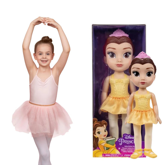 Boneca Bailarina Lindas Princesas Disney Articulada 38 Cm Recomendado 3+ Anos Multikids-BR2062