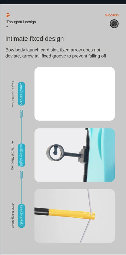 Conjunto de arco e flecha para crianças, conjunto de brinquedos de arco e flecha para atividades ao ar livre para crianças de 4 a 8 anos e 8 a 12 anos com flechas com ventosa para alívio do estresse de crianças e adultos