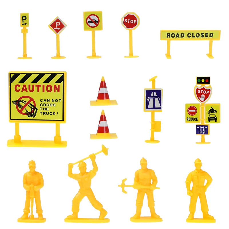 Conjunto de caminhões grandes, mini carros de brinquedo fundidos em liga metálica, veículos de transporte, caminhão, helicóptero, tanque, caminhão de bombeiros, engenharia, brinquedos para crianças