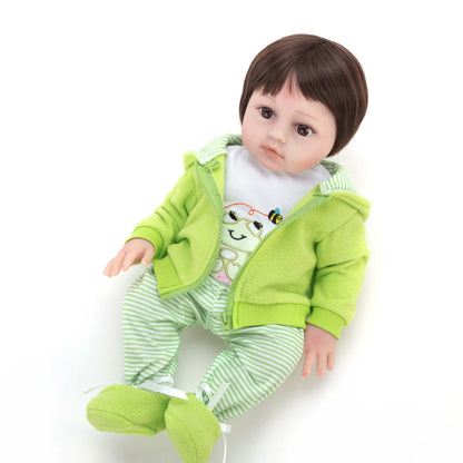 Boneco bebê reborn menino corpo silicone