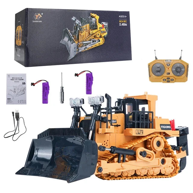 Escavadeira RC 1:20 Caminhão de controle remoto 2.4G RC Crawler Veículo de engenharia Caminhão de controle remoto Presentes de Natal para o dia das crianças