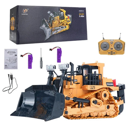 Escavadeira RC 1:20 Caminhão de controle remoto 2.4G RC Crawler Veículo de engenharia Caminhão de controle remoto Presentes de Natal para o dia das crianças