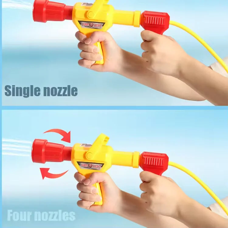 Mochila de bombeiro, pistola de água de grande capacidade, pistola de pulverização de água, pistola de tiro retrátil, brinquedos de imersão para piscina, jogos de praia, presente para crianças