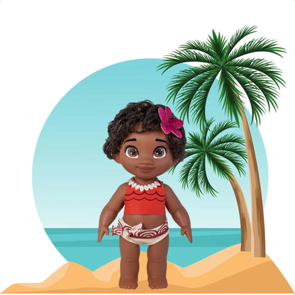 Boneca Princesa Moana Disney r-2504