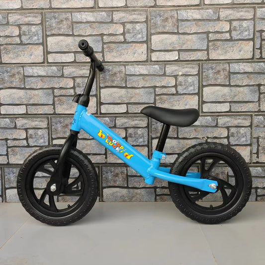 Bicicleta de equilíbrio de 12 polegadas para meninos e meninas de 2 a 6 anos, sem pedal, bicicleta de treinamento com assento de guidão ajustável, brinquedos esportivos ao ar livre