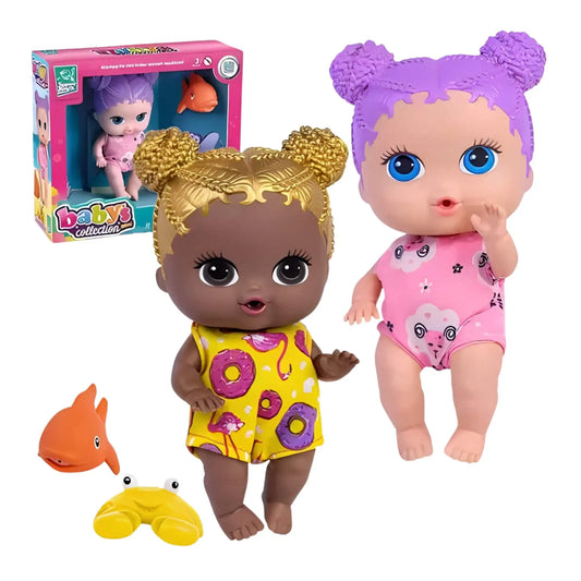Coleção de bonecas Babys Mini Summer Assorted e Unitarista Super Toys - 496
