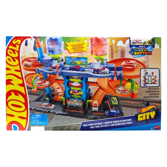 Pista Hot Wheels City Lava Rapido Mega Tower com 1 carro