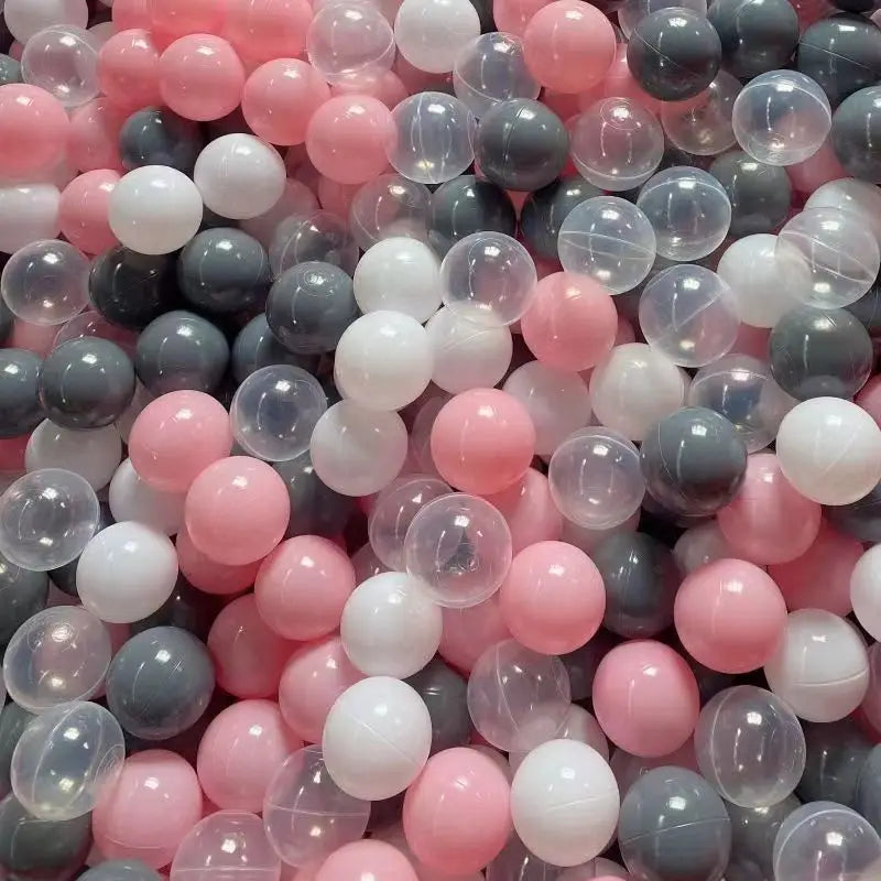 Bola esportiva para piscina, 100 peças, colorida, macia, para esportes ao ar livre, ondas do oceano, ecológica, antiestresse, brinquedo para crianças
