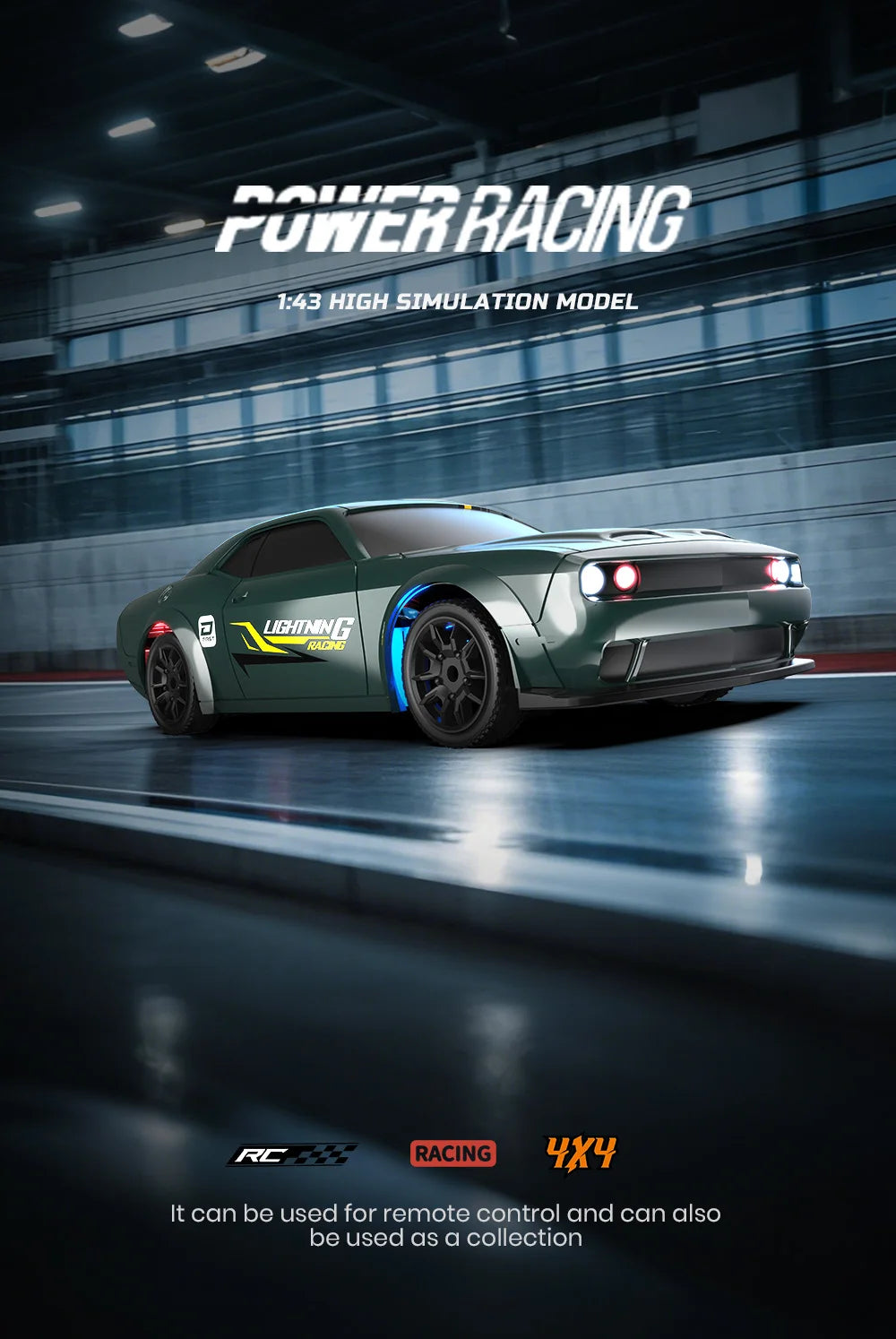 Carro de corrida com controle remoto