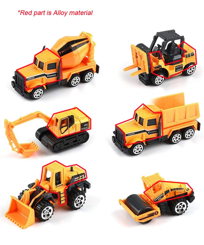 Conjunto de caminhões grandes, mini carros de brinquedo fundidos em liga metálica, veículos de transporte, caminhão, helicóptero, tanque, caminhão de bombeiros, engenharia, brinquedos para crianças