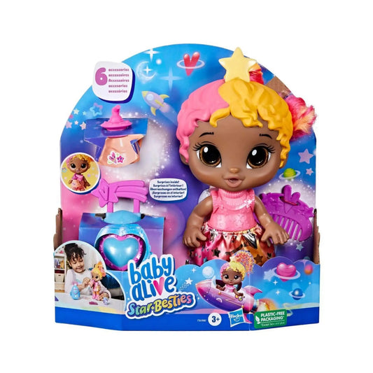 Boneca Baby Alive Star Besties Bright Bella 20cm Hasbro - 17551