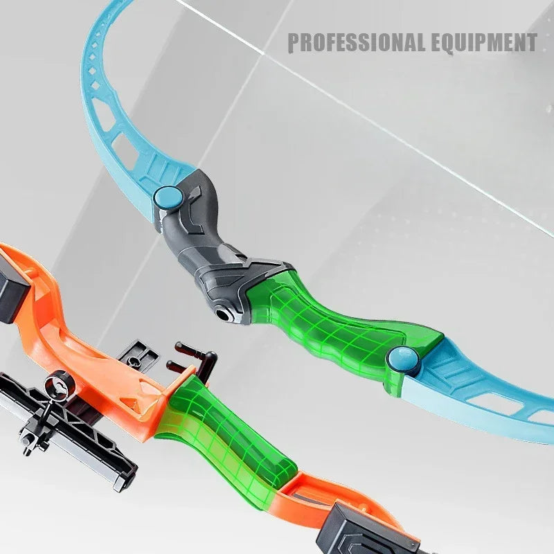 Conjunto de arco e flecha para crianças, conjunto de brinquedos de arco e flecha para atividades ao ar livre para crianças de 4 a 8 anos e 8 a 12 anos com flechas com ventosa para alívio do estresse de crianças e adultos