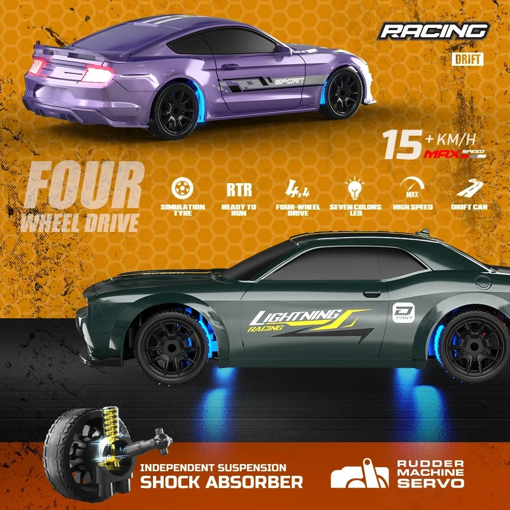Carro de corrida com controle remoto